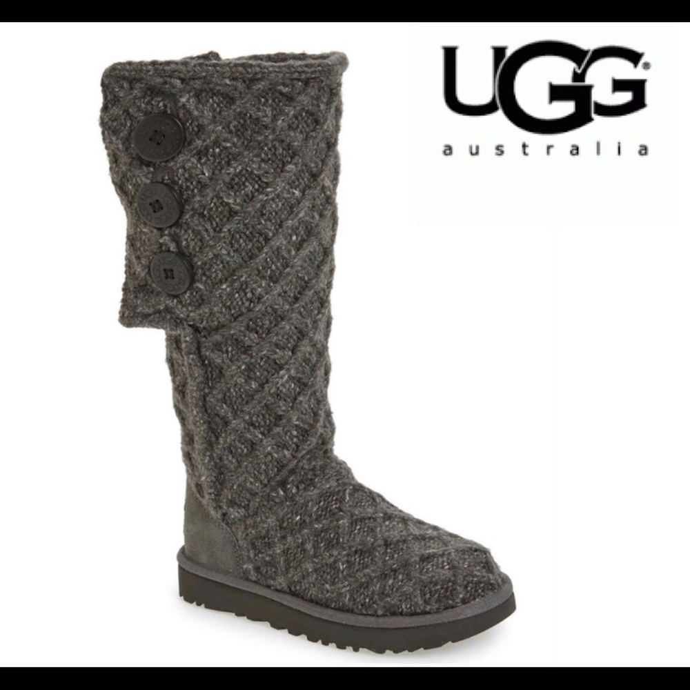 Ugg wool fabric linging boot